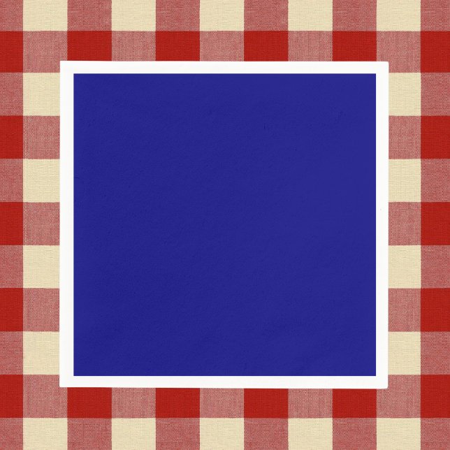 Navy Blue Solid Color Serviette (Von Creator hochgeladen)