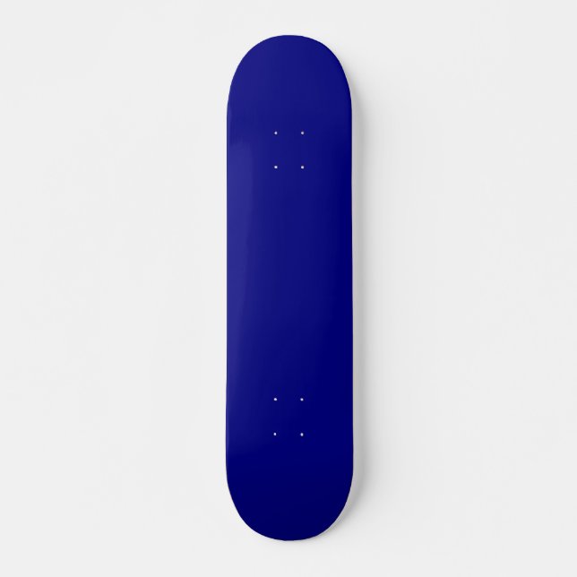 Navy Blue Solid Color Skateboard (Vorne)