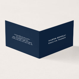 Navy Blue Special Einzigartige moderne Führungskra Visitenkarten