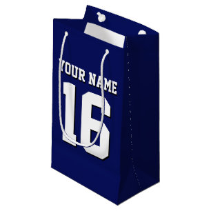 Navy Blue Sports Jersey Team Jersey Kleine Geschenktüte