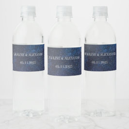 Navy Blue Starry Night Sky Stars Kosmos Wasser