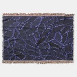 Navy Blue Throw Blanket Decke