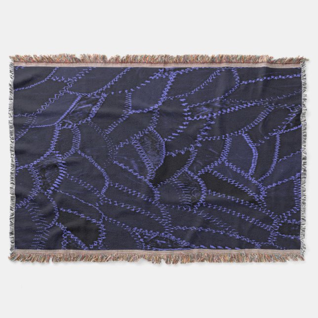 Navy Blue Throw Blanket Decke (Vorderseite)