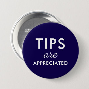 Navy Blue Tipp Button