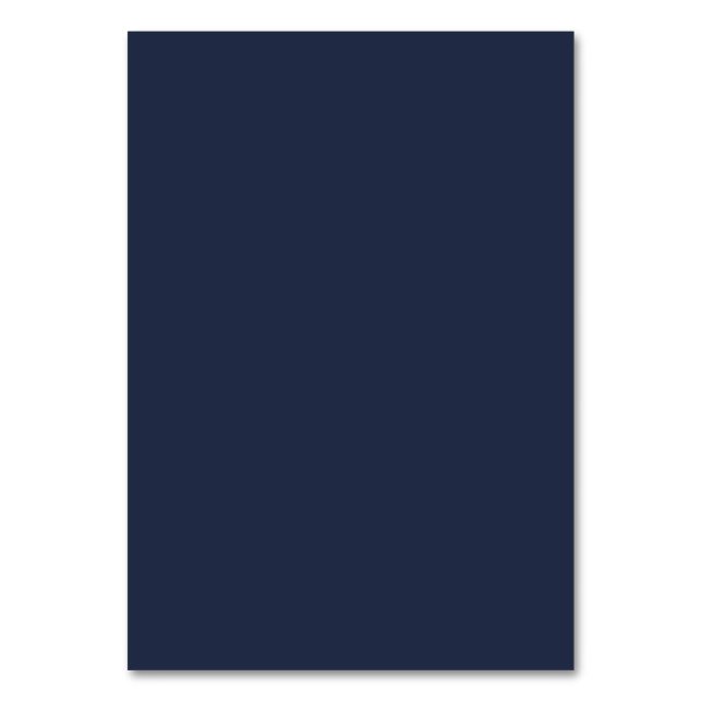 Navy Blue Tischnummer (Vorderseite)