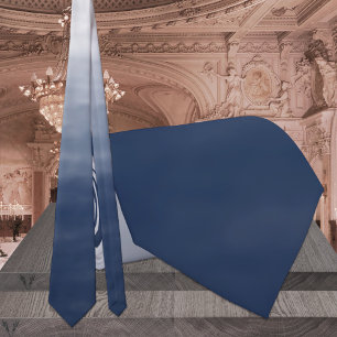 Navy Blue to Dusty Blue Ombre Wedding Krawatte