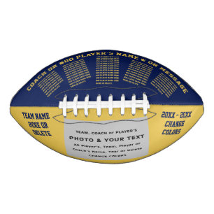 Navy Blue und Gold, ALL Player's Names, Foto Football