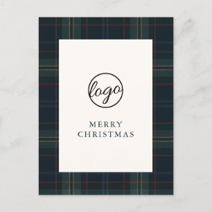 Navy Blue und Green Kariert Business Weihnachten
