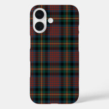Navy Blue und Red MacLennan Clan Scottish Kariert