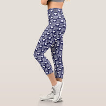 Navy Blue und White Buffalo Kariert mit Herz