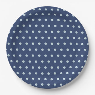 Navy Blue unter der Blase Boy Baby Dusche Pappteller