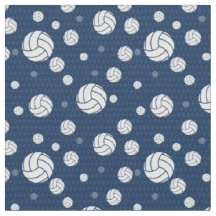 Navy Blue Volleyball Zickzack Gemustert