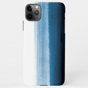 Navy Blue Watercolor Ombre iPhone 11Pro Max Hülle