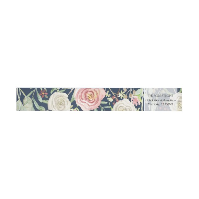 Navy Blush Elfenbeinküste Rose Blumenblättriger Wa (Person)