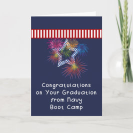 Navy Boot Camp Abschluss Card Karte