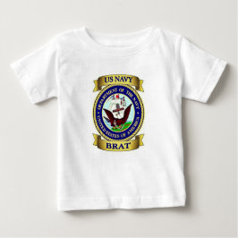 Navy Brat Baby T-shirt
