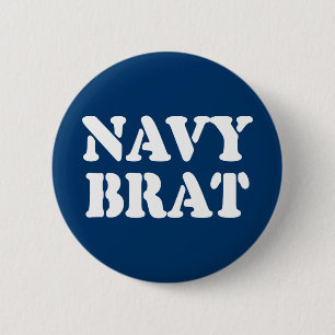 NAVY BRAT BUTTON