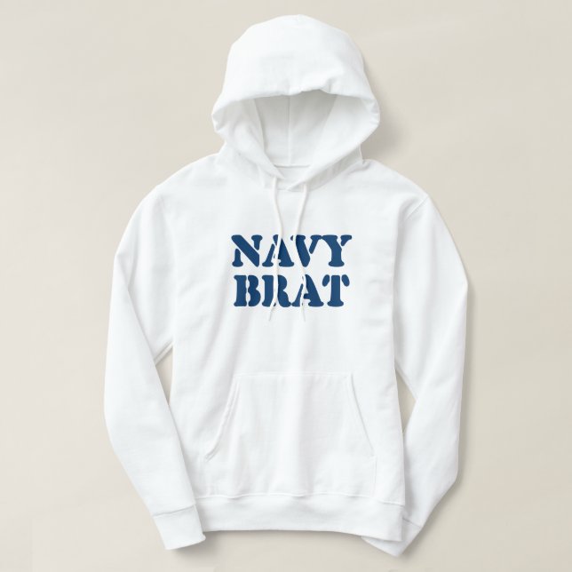 NAVY BRAT HOODIE (Design vorne)