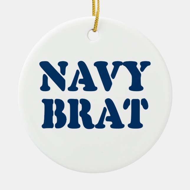 NAVY BRAT KERAMIK ORNAMENT (Vorne)
