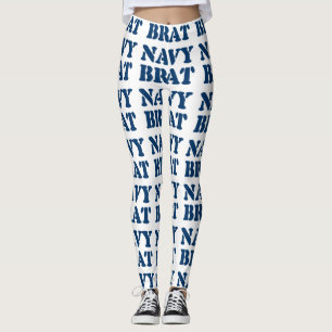 NAVY BRAT LEGGINGS