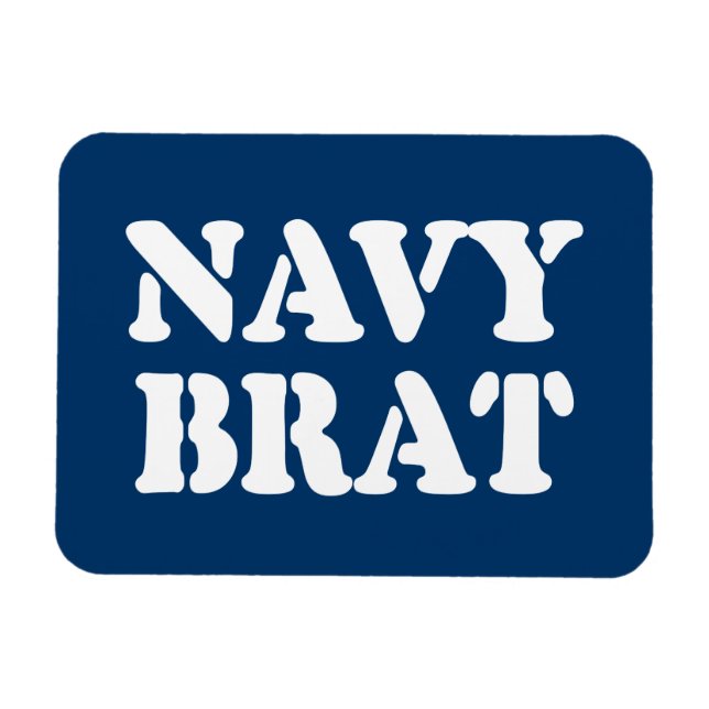 NAVY BRAT MAGNET (Horizontal)