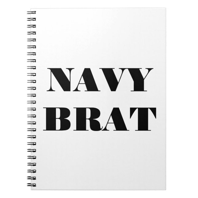 Navy Brat Notizblock (Vorderseite)