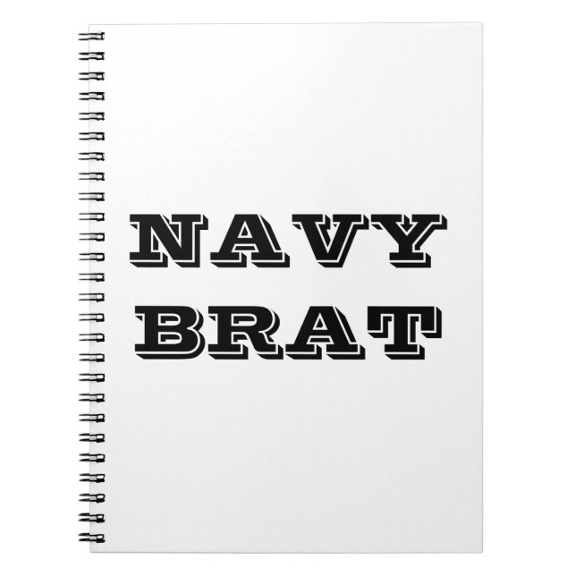 Navy Brat Notizblock (Vorderseite)