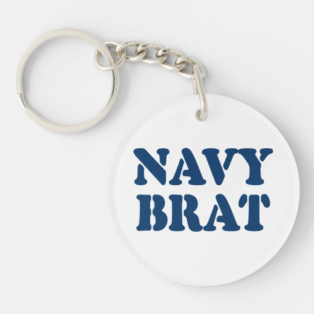 NAVY BRAT SCHLÜSSELANHÄNGER (Vorderseite)