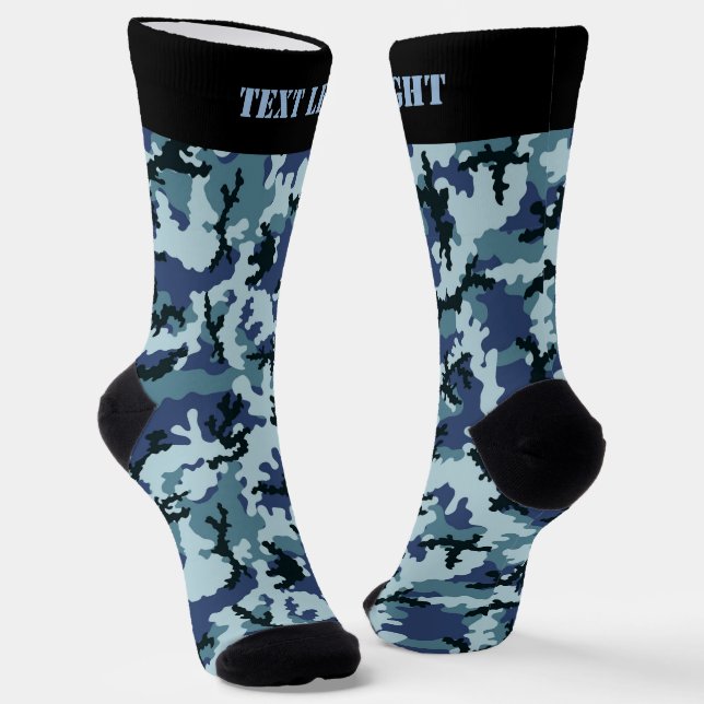 Navy Camouflage Pattern Socken (Gewinkelt)