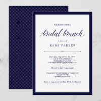 Navy Couture | Elegant Bridal Brunch