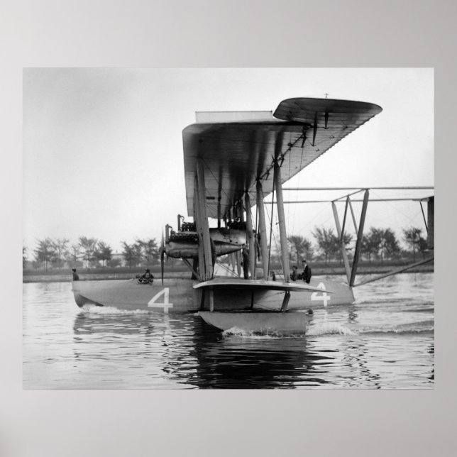 Navy Curtiss NC-4 Flying Boat, 1918 Poster (Vorne)