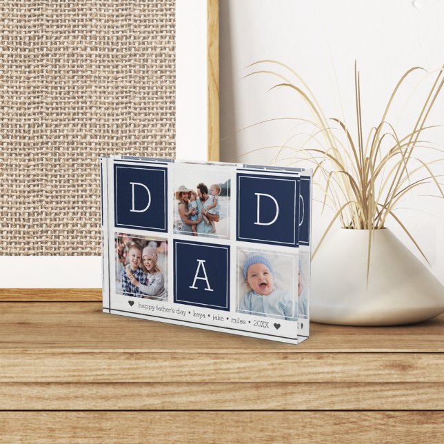 Navy | DAD Colorblock Collage Fotoblock (Von Creator hochgeladen)