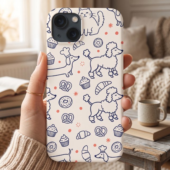 Navy Dog Cat Bäckerei Case-Mate iPhone Hülle (Von Creator hochgeladen)
