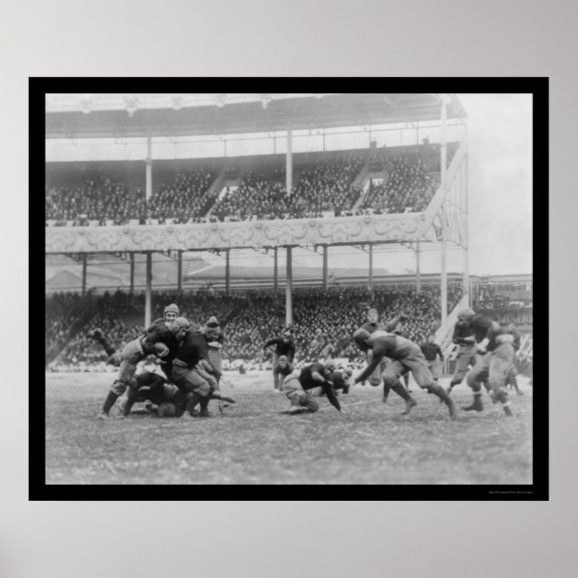 Navy Football auf dem Polo Grounds, NY 1916 Poster (Vorne)