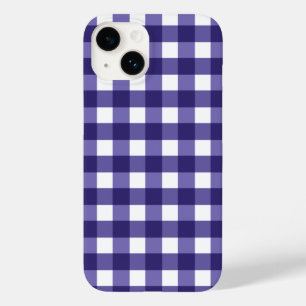 Navy Gingham Case-Mate iPhone 14 Hülle
