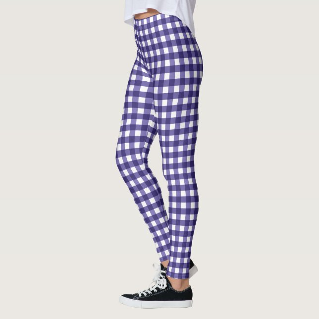 Navy Gingham Leggings (Links)