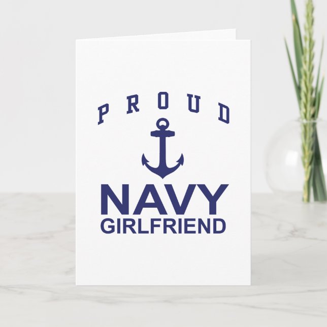 Navy Girlfriend Karte (Vorderseite)
