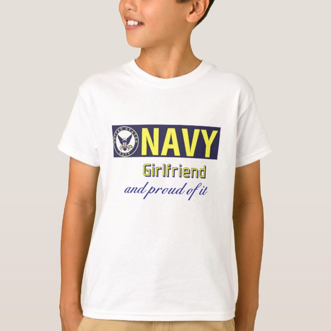Navy Girlfriend T-Shirt (Vorderseite)