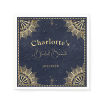 Navy & Gold Celestial Tarot Brautparty