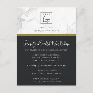NAVY GOLD DAHLIA FLORAL WORKSHOP TALKVERANSTALTUNG POSTKARTE