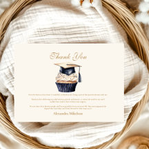 Navy Gold Floral Abschluss