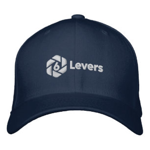 Navy Hat Bestickte Baseballkappe