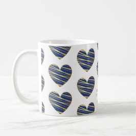 Navy Heart Best Friends All Occasion  Kaffeetasse