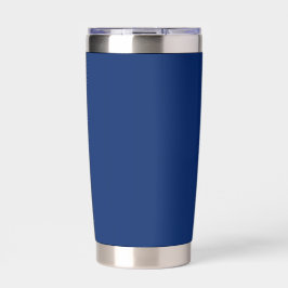 Navy Insulated Tumbler with Custom Brand Text Thermobecher