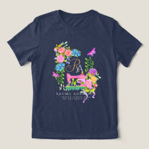 Navy mit dem Nähen der Multigram der Multifunktion Tri-Blend Shirt