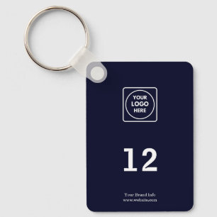 Navy   Modernes Design des Blue Hospitality Logos Schlüsselanhänger