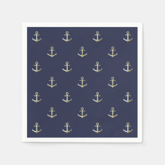 Navy-nautischer Anker Serviette