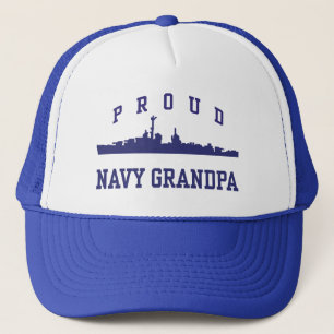 Navy Opandpa Truckerkappe