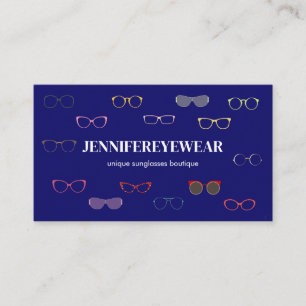 Navy Optic Eyewear Mode Sonnenbrillen Visitenkarte