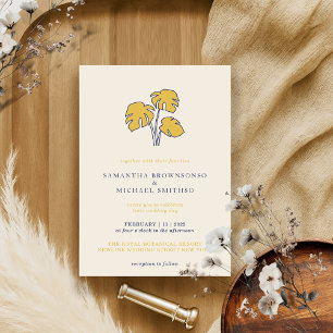 Navy Palm Botanic Tropical Einladung